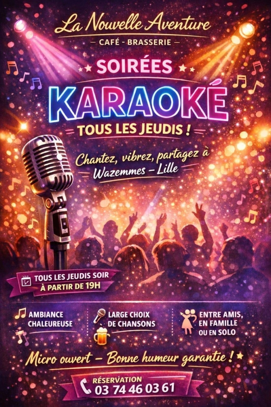 Évènements - La Nouvelle Aventure - Restaurant Lille - top restaurant LILLE