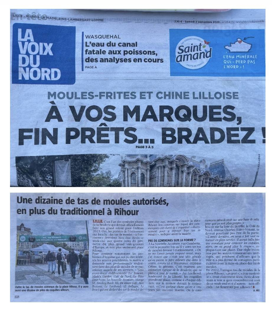 On parle de nous - La Nouvelle Aventure - restaurant LILLE - Brasserie Lille